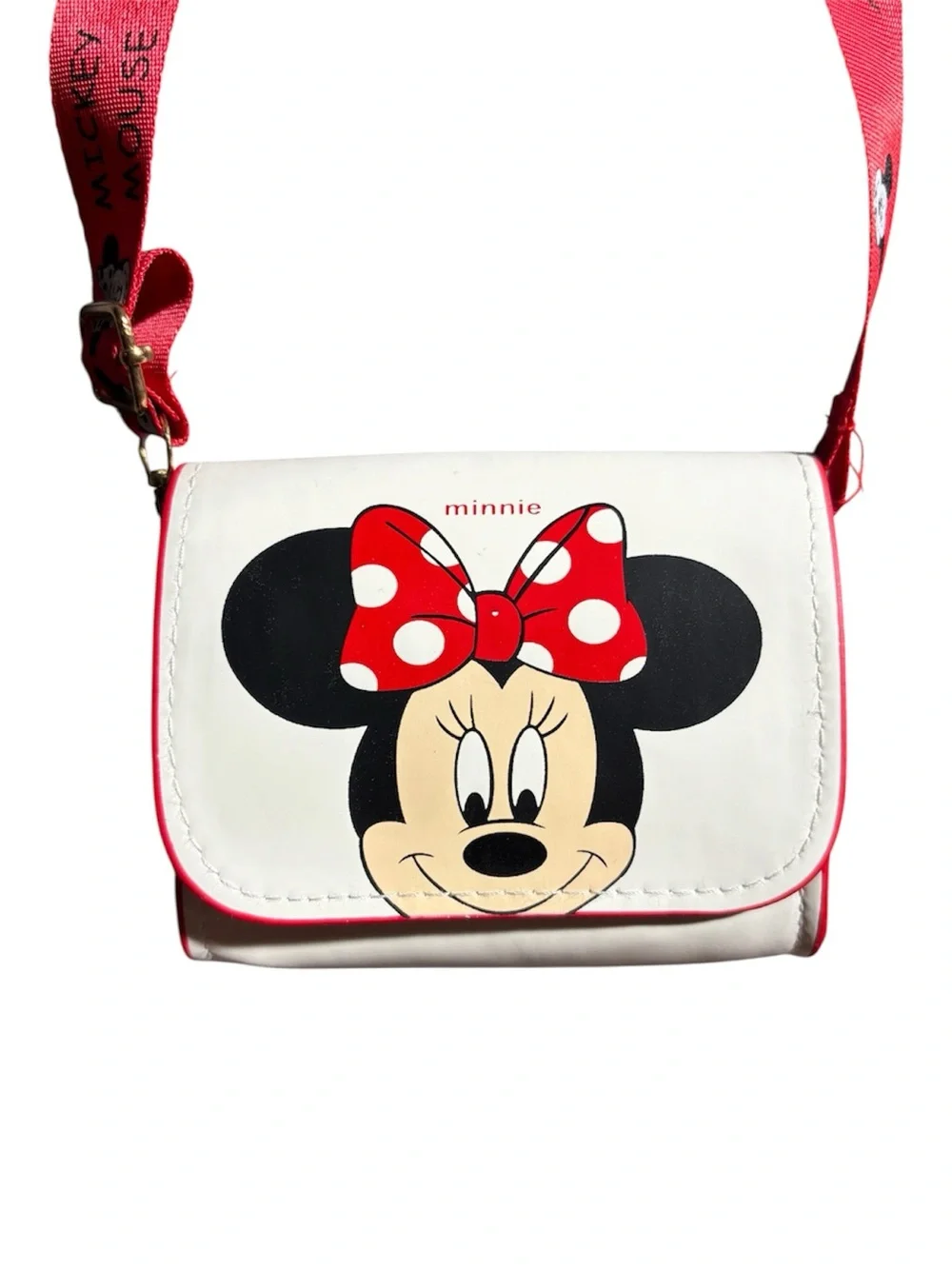 Disney Minnie Mouse Crossbody Purse | Kids Mini Bag | Disney Parks Shoulder Bag